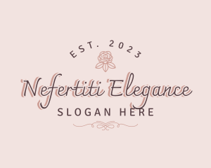 Luxury Elegant Floral Business  logo design