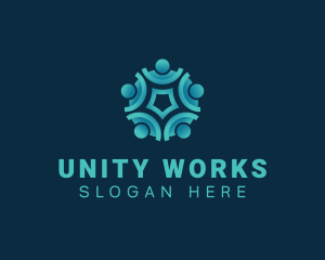 Unity Manpower People logo design