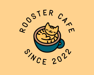 Sleeping Cat Cafe logo design