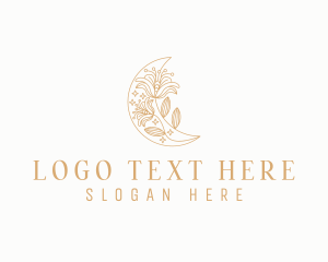 Floral - Floral Moon Decor logo design