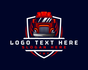 Delivery - Industrial Truck Automotive logo design