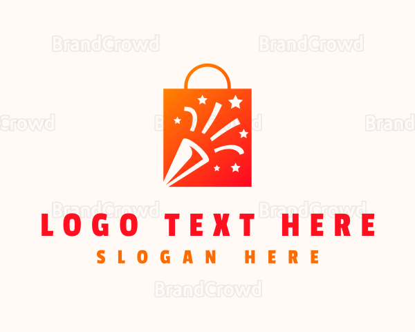 Party Shopping Bag Product Logo