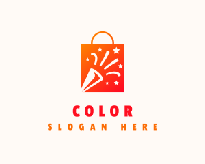 Shopper - Party Shopping Bag Product logo design