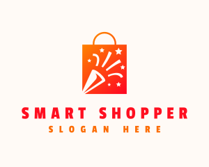 Party Shopping Bag Product logo design