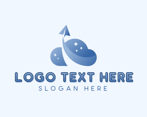 Logistics - Cloud Plane Courier logo design