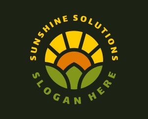 Natural Leaf Sunlight logo design