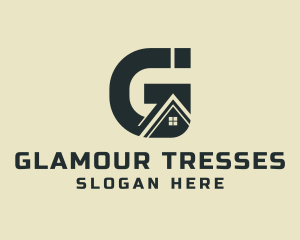 House Realtor Letter G logo design