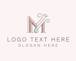 Enterprise - Elegant Ornate Droplet logo design