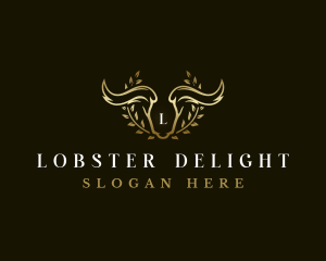 Animal Horn Wreath logo design