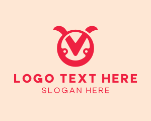 Digital - Abstract Symbol Letter V logo design