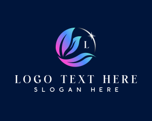Modern - Leaf Beauty Massage logo design