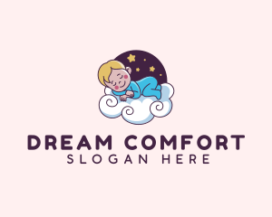 Bedtime Sleep Baby logo design