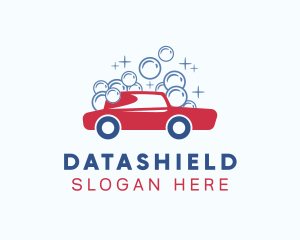 Rideshare - Automotive Car Wash Bubbles logo design