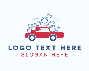 Soap - Automotive Car Wash Bubbles logo design