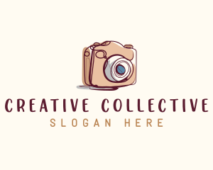 Photography Lens Camera logo design