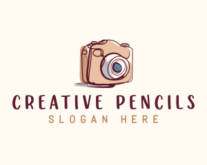 Photography Lens Camera logo design