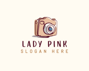 Photography Lens Camera logo design