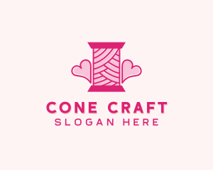 Yarn Ball Crafts logo design