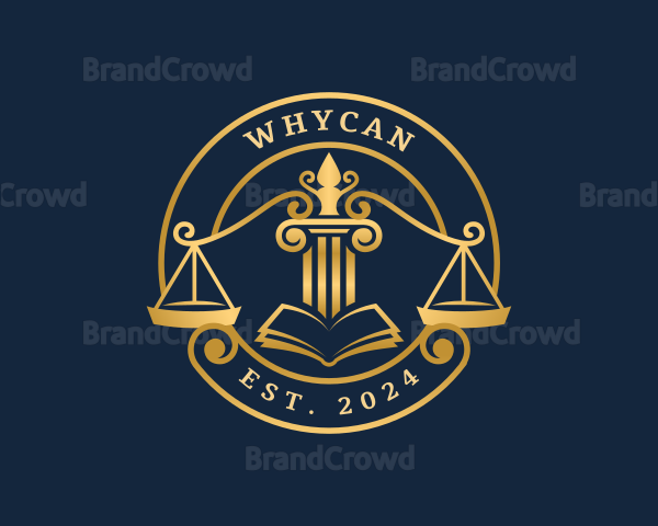 Law Judge Scale Logo