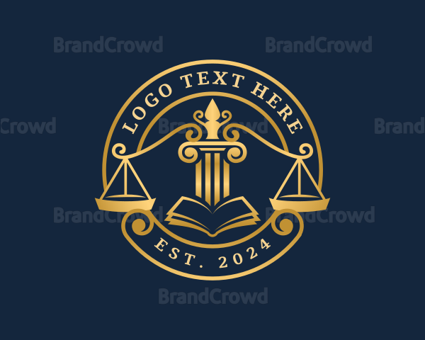 Law Judge Scale Logo