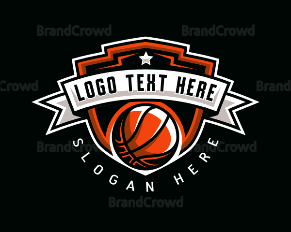 Basketball Hoops Sports Logo