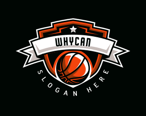 Basketball Hoops Sports Logo