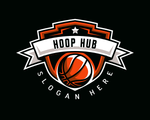 Hoop - Basketball Hoops Sports logo design