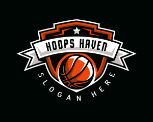 Hoops - Basketball Hoops Sports logo design