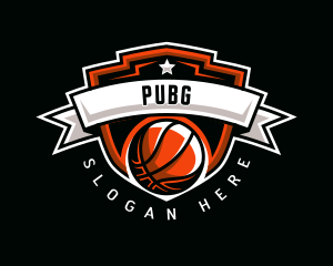 Emblem - Basketball Hoops Sports logo design