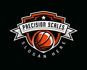 Basketball Hoops Sports logo design