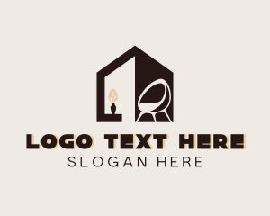 Decorator - Furniture Chair Decor logo design