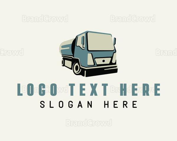 Delivery Truck Courier Logo