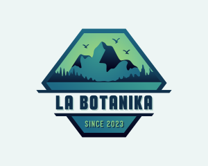 Mountaineering Hiking Camp Logo