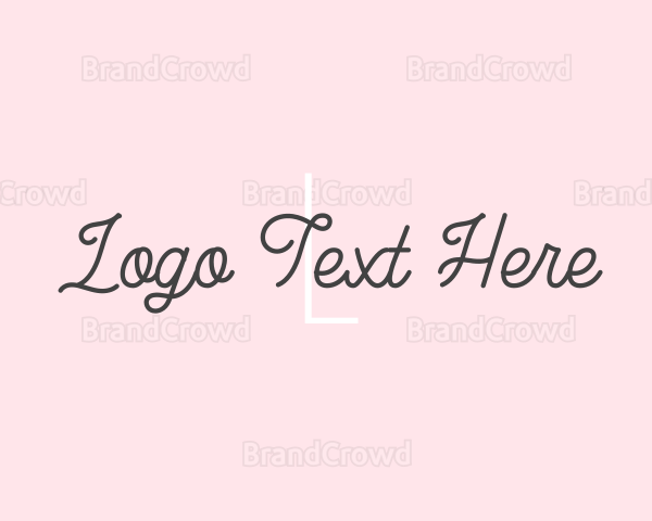 Feminine Brand Beauty Logo