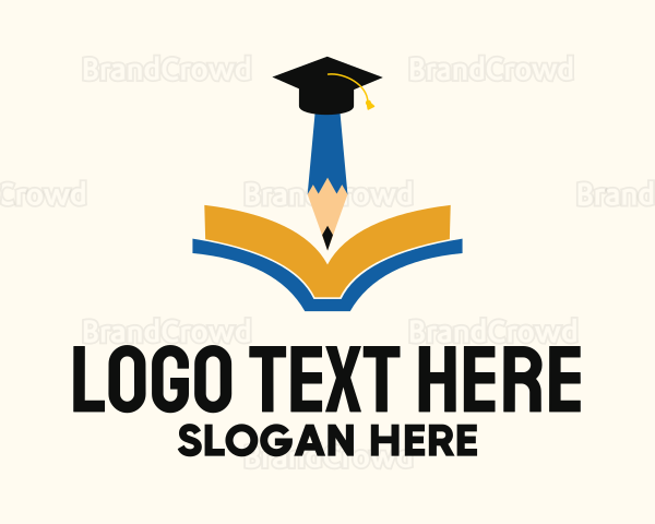 Classroom Note Graduation Logo