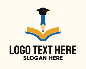 Poetry - Classroom Note Graduation logo design