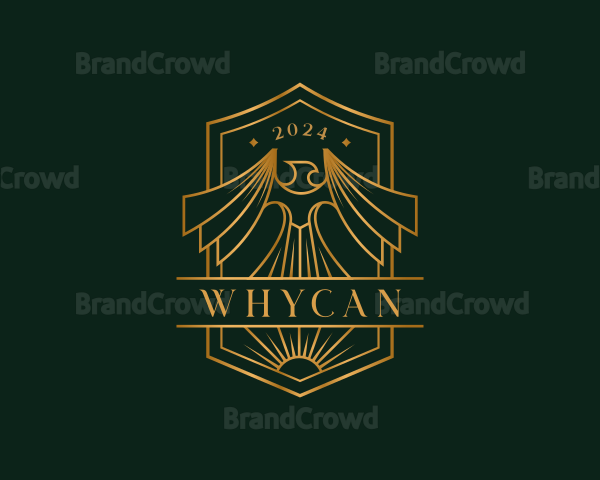 Eagle Falcon Royalty Crest Logo