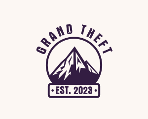 Outdoor Mountain Hiking Logo