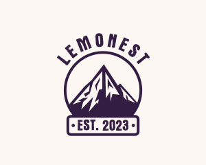 Outdoor Mountain Hiking Logo