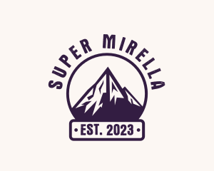 Outdoor Mountain Hiking Logo