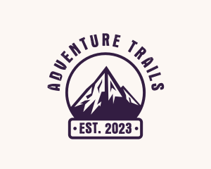 Outdoor Mountain Hiking logo design