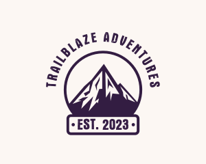 Hiking - Outdoor Mountain Hiking logo design