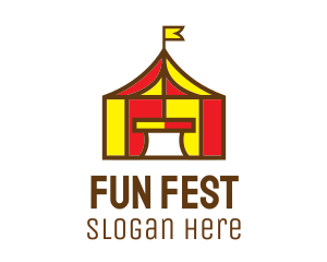 Fest - Circus Tent logo design