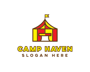 Tent - Circus Tent logo design