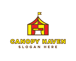 Canopy - Circus Tent logo design