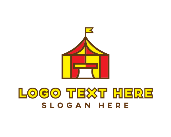 Fest - Circus Tent logo design