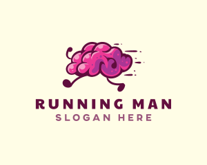 Brain Run Fitness logo design