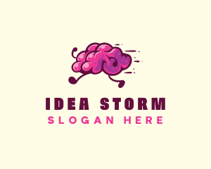 Brain Run Fitness logo design