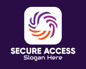 Passcode - Digital Security ID Application logo design