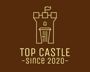 Castle Coffee Cup logo design